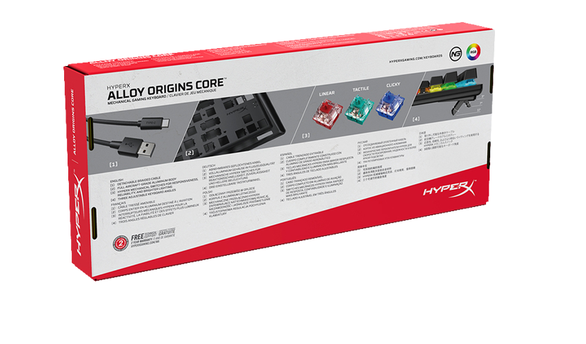 Клавиатура HyperX Alloy Origins Core 7885
