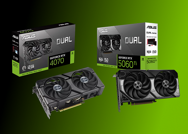 RTX 5060 Ti 16G vs RTX 4070 - сравнение характеристик и производительности