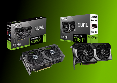 RTX 5060 Ti vs RTX 4060 Ti - сравнение характеристик и производительности