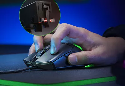 ОПТИЧЕСКИЕ ПЕРЕКЛЮЧАТЕЛИ RAZER™ ДЛЯ МЫШЕЙ
