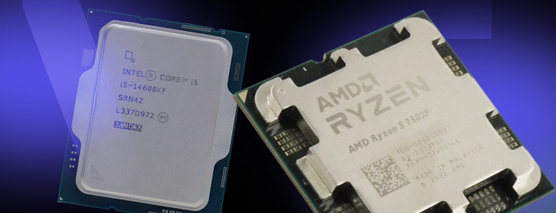 Core i5-14600KF vs Ryzen 5 7500F – что лучше для игр и работы