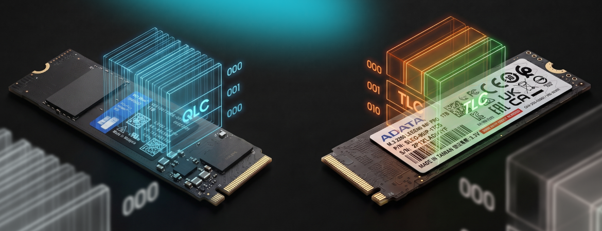 TLC или QLC – какую память выбрать в SSD и в чем разница