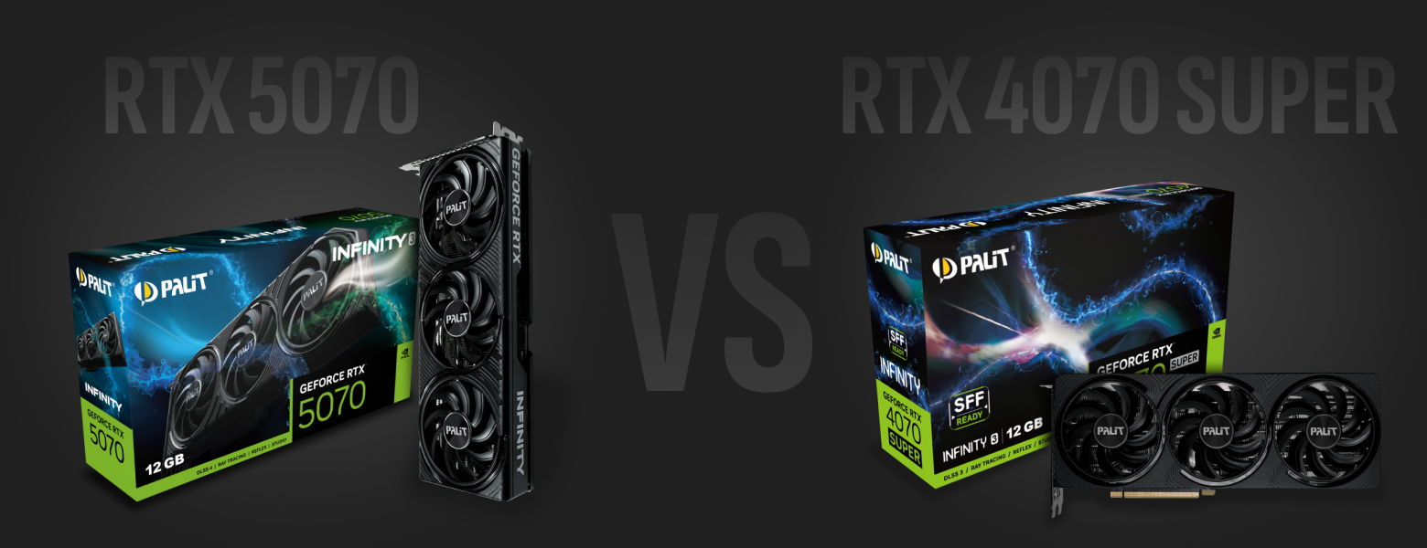 RTX 5070 vs RTX 4070 Super - сравнение характеристик и производительности