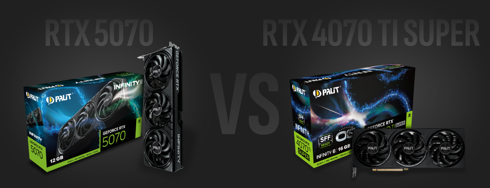 RTX 5070 vs RTX 4070 Ti Super - сравнение видеокарт