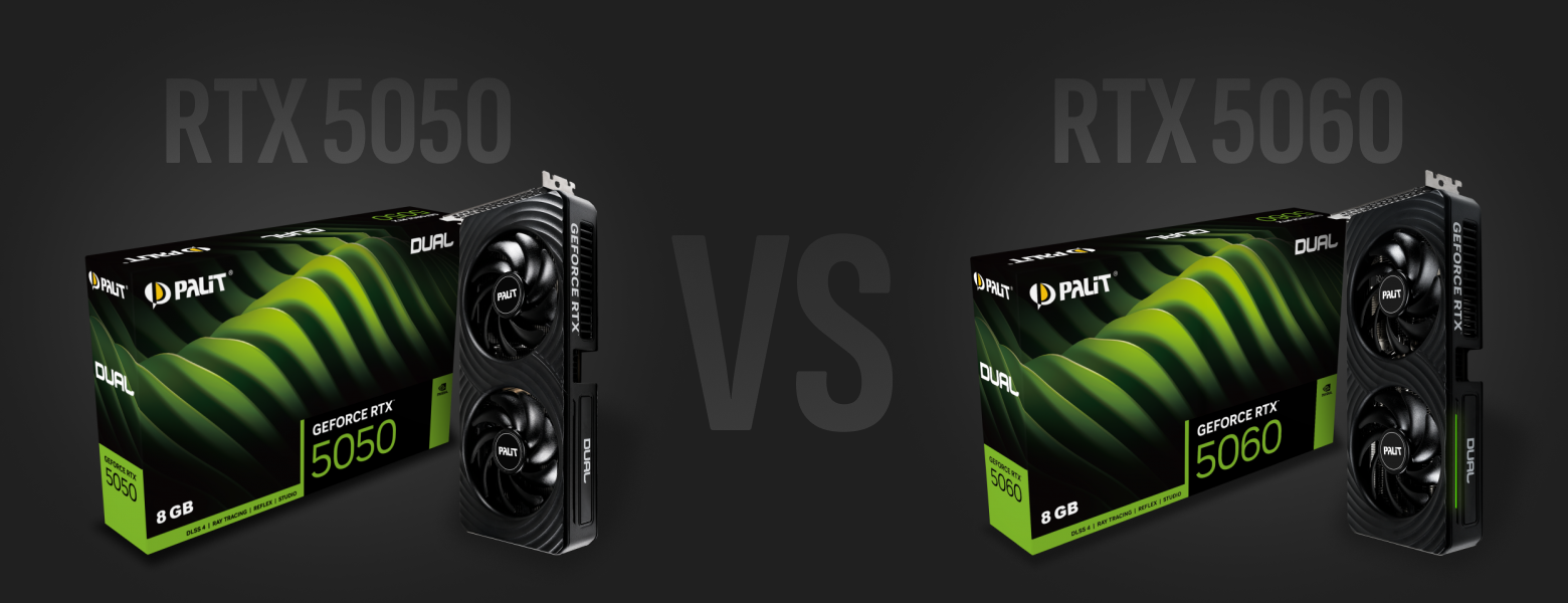 RTX 5050 vs RTX 5060 - сравнение характеристик и производительности