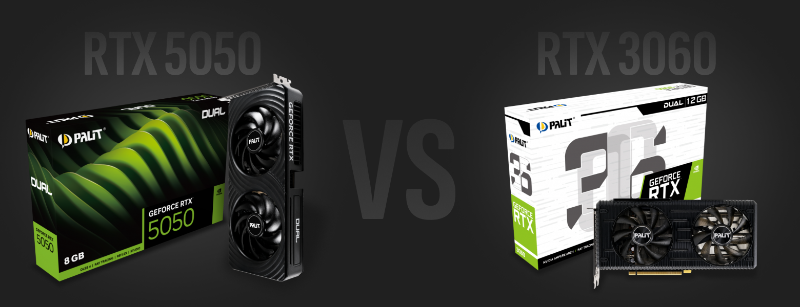RTX 5050 vs RTX 3060 - сравнение производительности видеокарт