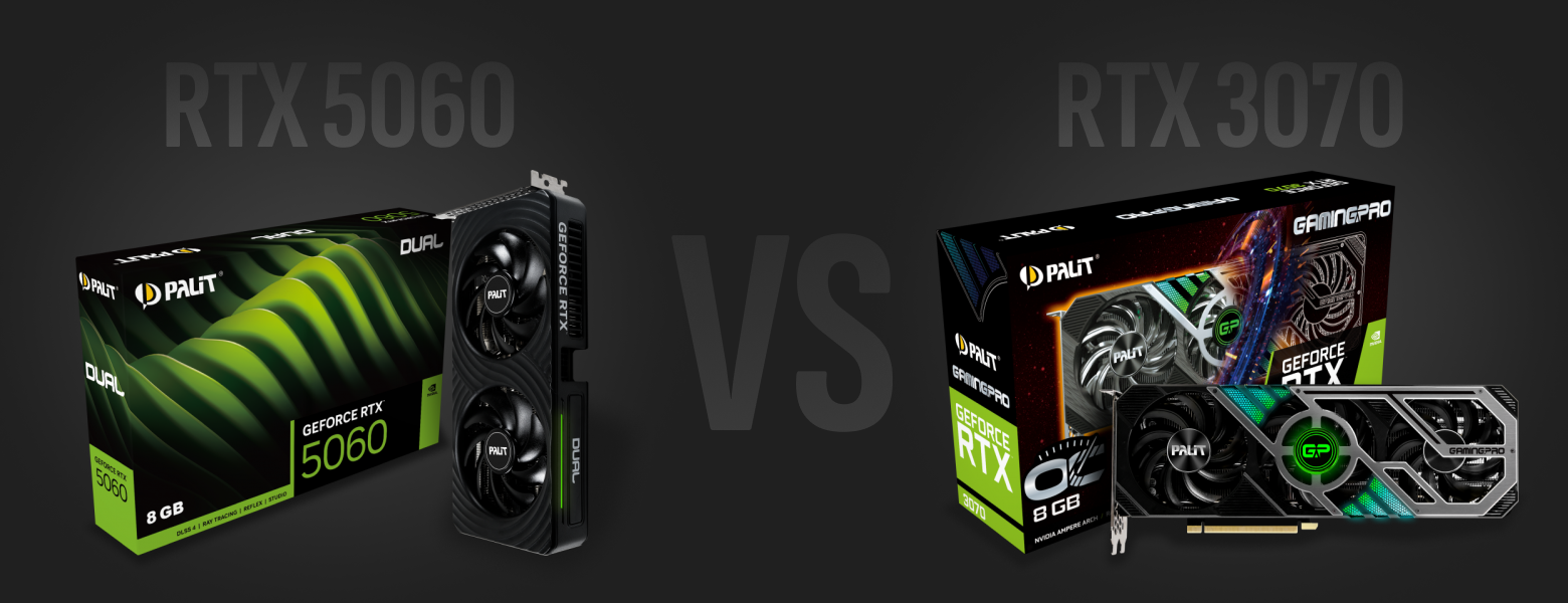RTX 5060 vs RTX 3070 - сравнение производительности в играх