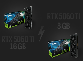 RTX 5060 Ti 16GB vs RTX 5060 Ti 8GB - какую видеокарту выбрать?