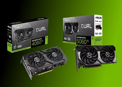 RTX 5060 Ti vs RTX 4060 Ti - сравнение характеристик и производительности
