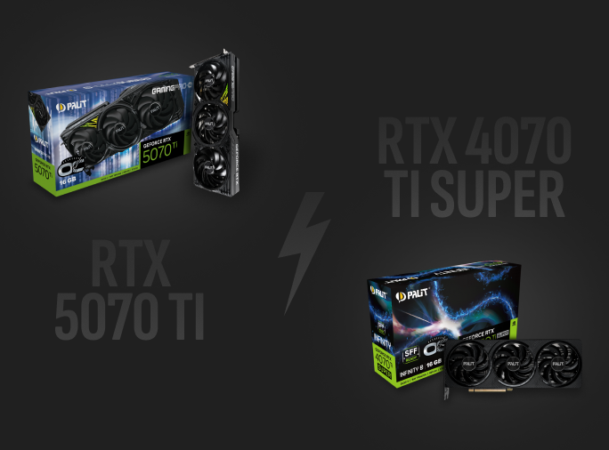 RTX 5070 Ti vs RTX 4070 Ti Super - сравнение характеристик и производительности