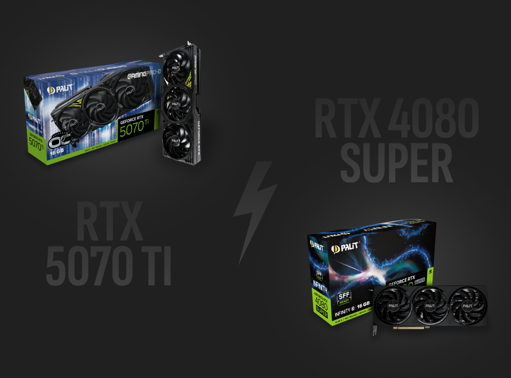 RTX 5070 Ti vs RTX 4080 Super - сравнение видеокарт