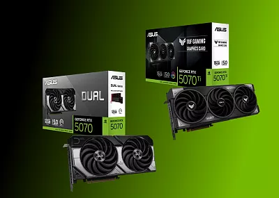 RTX 5070 Ti vs RTX 5070 - сравнение характеристик и производительности