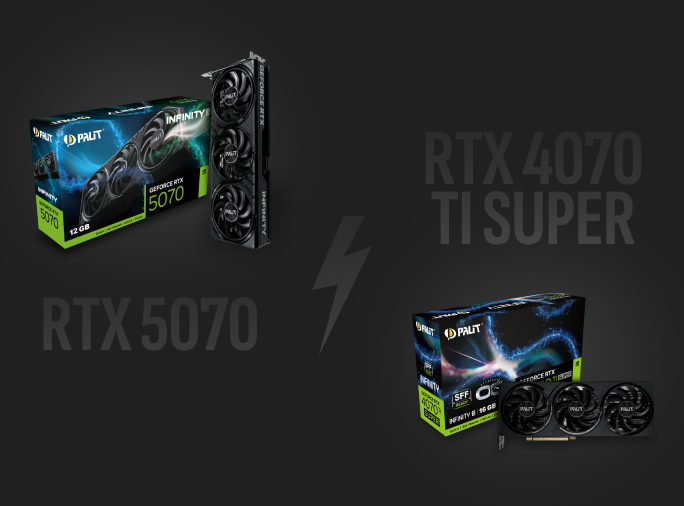 RTX 5070 vs RTX 4070 Ti Super - сравнение видеокарт