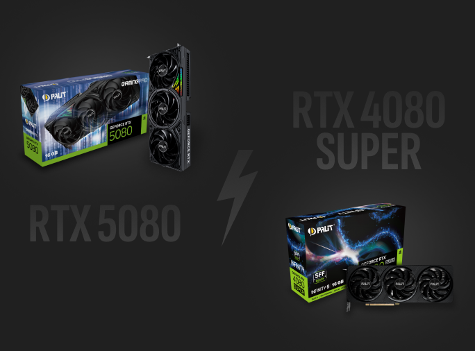 RTX 5080 vs RTX 4080 Super - сравнение видеокарт