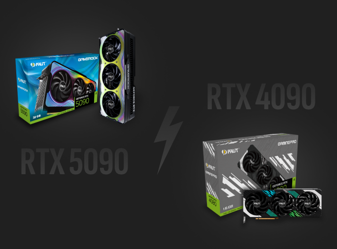 RTX 5090 vs RTX 4090 - сравнение характеристик и производительности