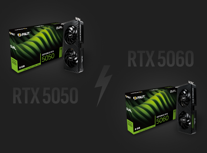 RTX 5050 vs RTX 5060 - сравнение характеристик и производительности