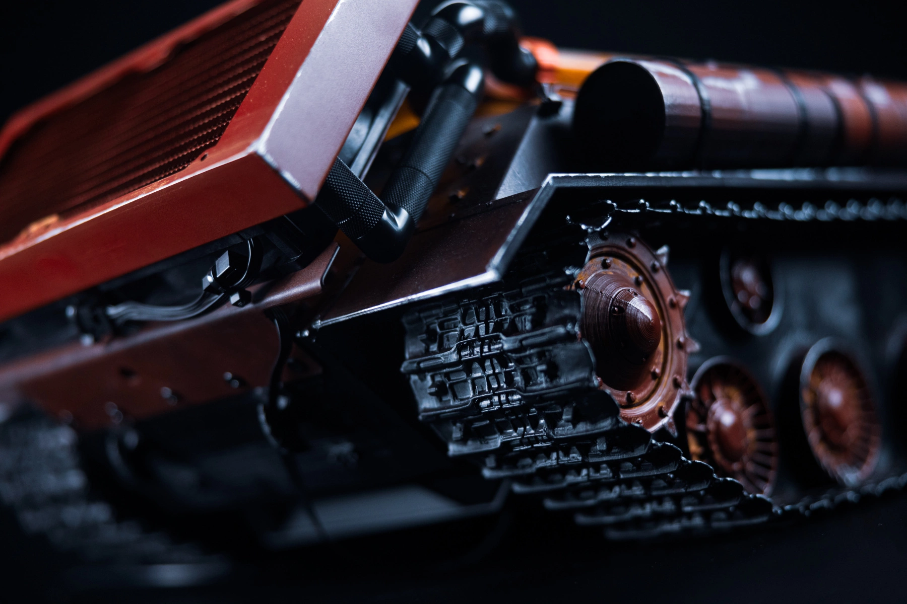 Компьютер в стиле огнеметного танка Горыныч фото 5