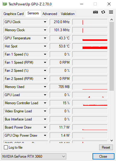 GPU-Z sensors