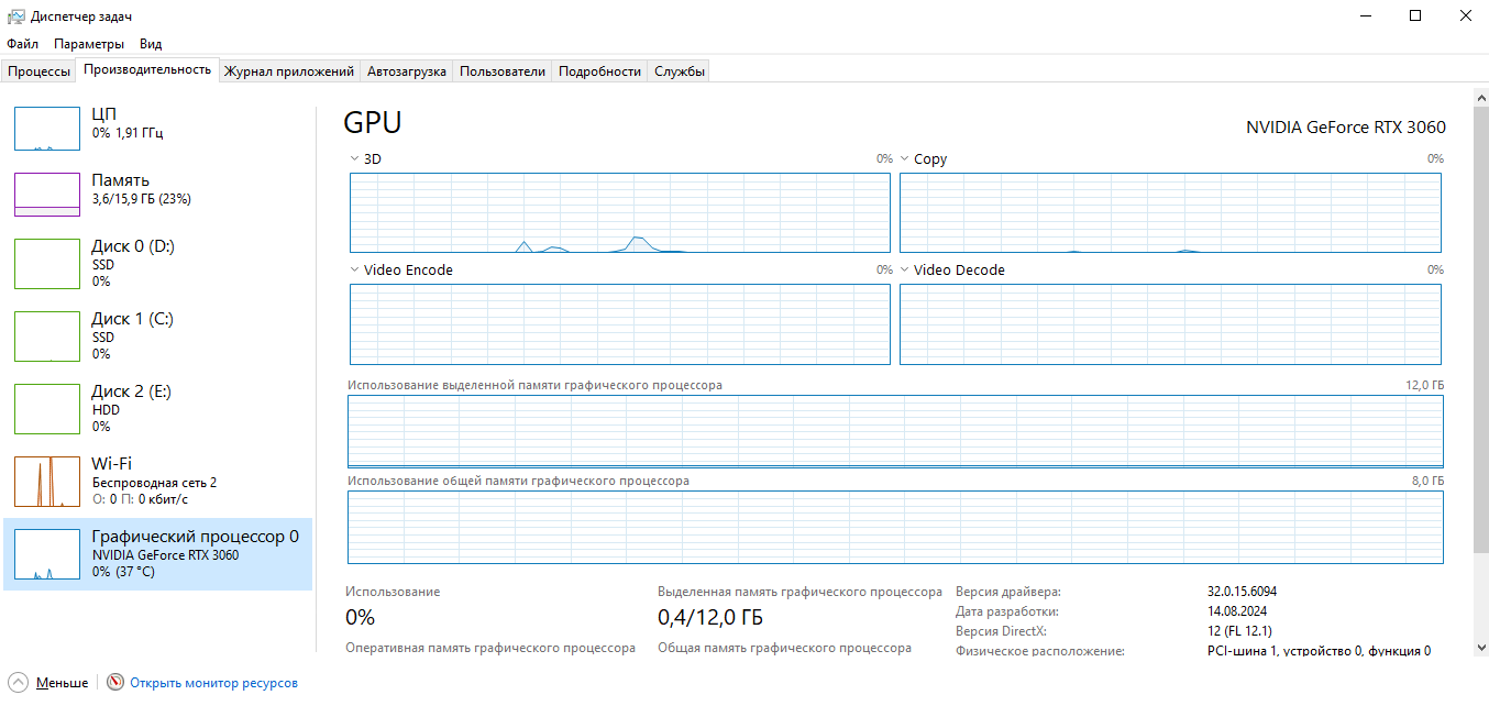 Диспетчер задач Windows